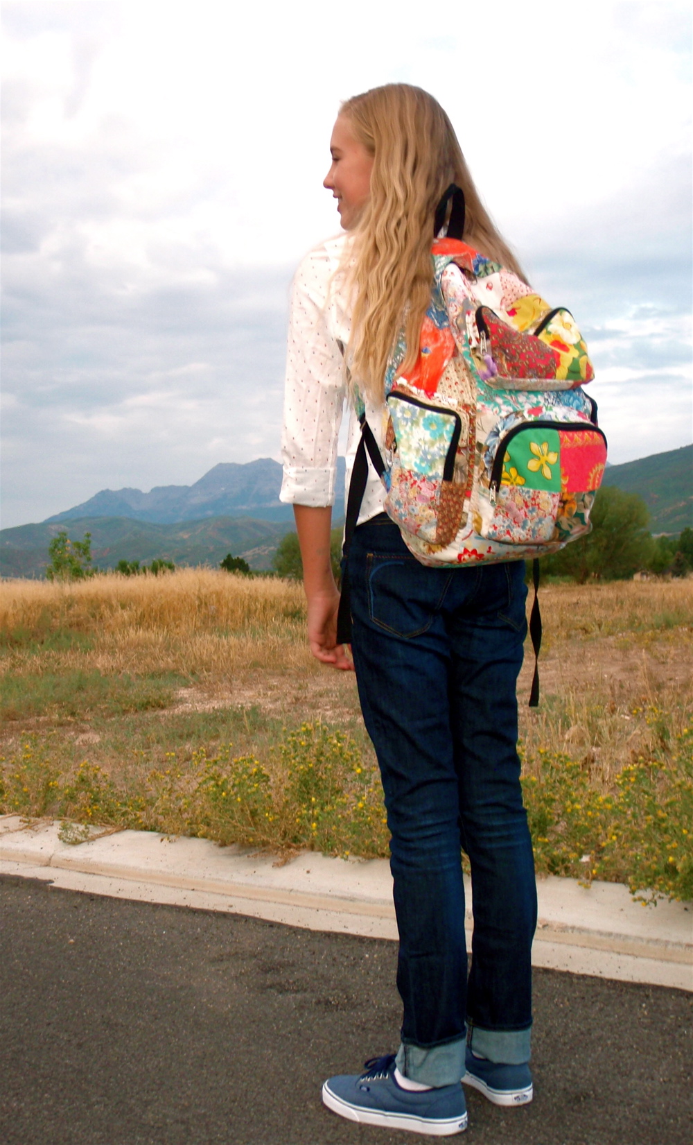 patchwork backpack